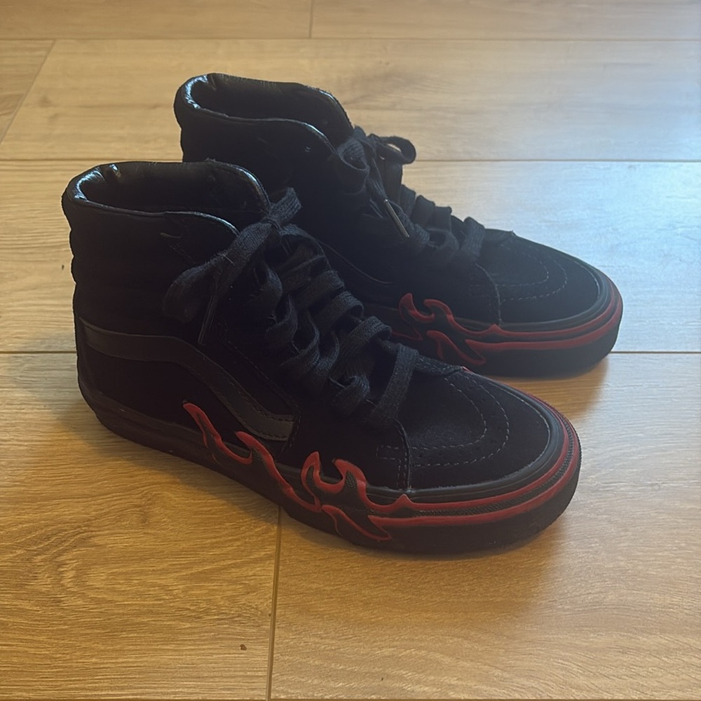 Vans Old Skool Sneakers with Flames